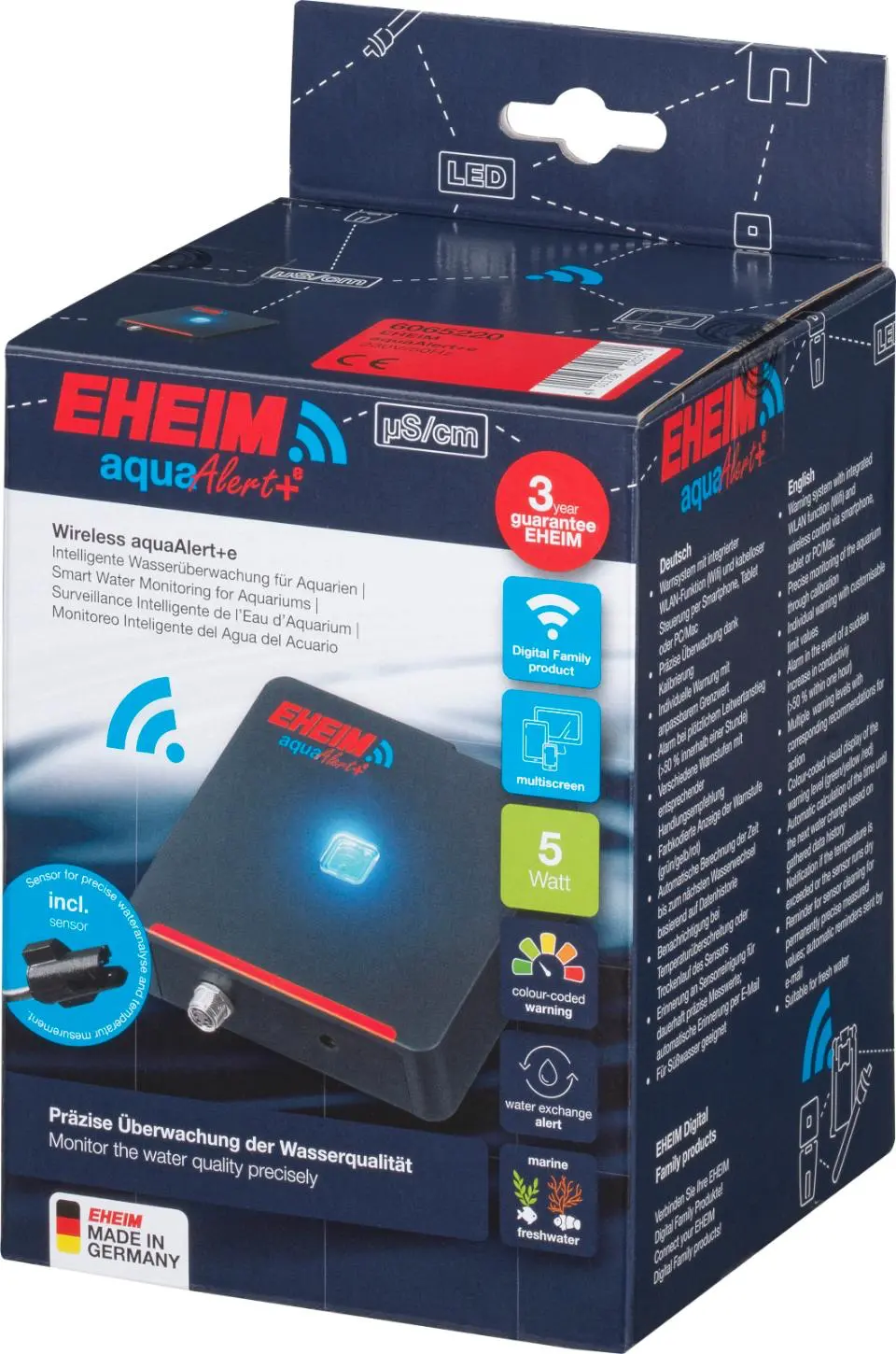 EHEIM aquaAlert+e intelligent ledningsevnemåler